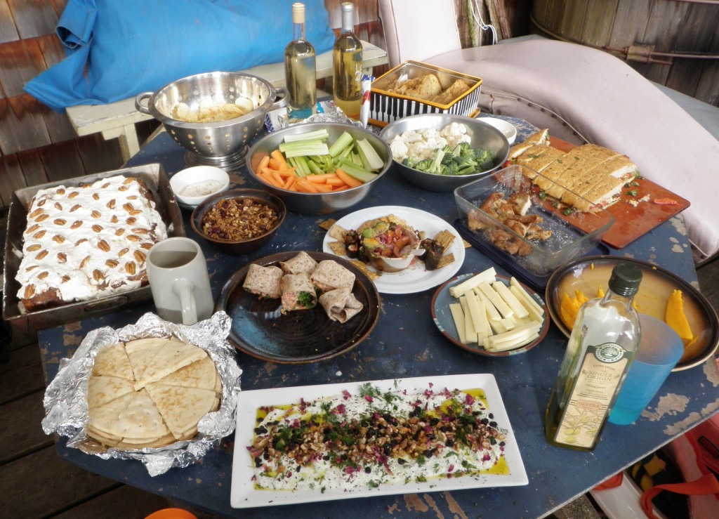 What's on the potluck menu?  A little bit of everything!