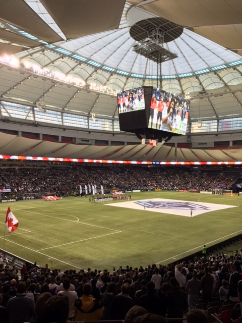 A Vancouver Whitecaps Game at BC Place Stadium - Photo by Wesley Behan
