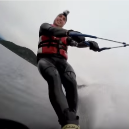 Things to do in Powell River: Waterskiing in January