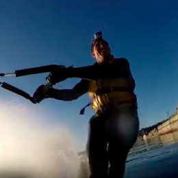 Waterskiing in Powell River all year round? Here’s video evidence