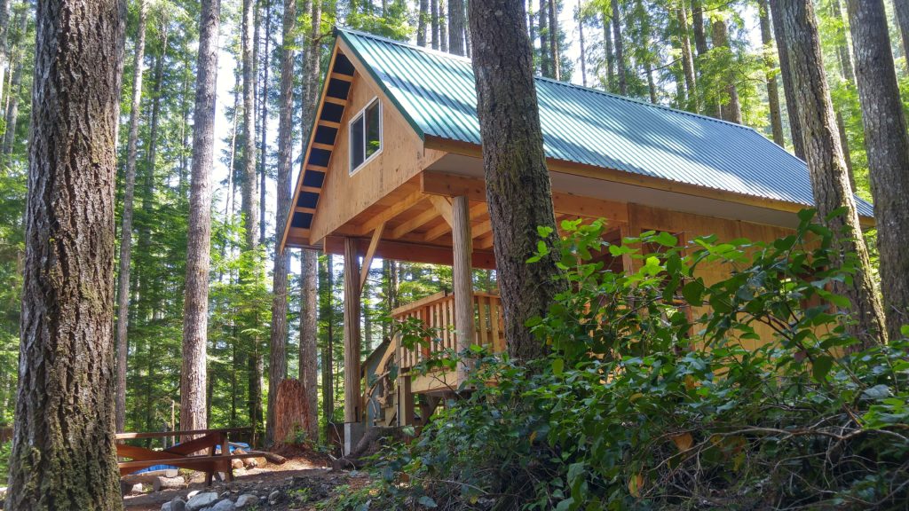 Stay at the new Golden Stanley hut on the Sunshine Coast Trail for the mere cost of some sweat and healthy strain. 